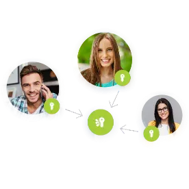 Múltiplas contas associadas a <br /> um cliente